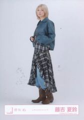 【中古】生写真(乃木坂46) 櫻坂46/藤吉夏鈴/全身/櫻坂46ランダム生写真【レザージャケットコーデ】