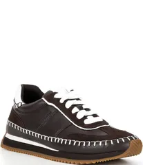 コールハーン レディース ボトムス カジュアルパンツ スニーカー スエード レザー Cole Haan Womens GrandPro Premier Leather Suede Sneakers Dark ChocolateWhite ホワイト