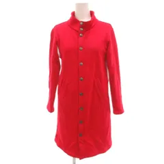 アニエスベー agnes b. コート 12 裏起毛 ミドル ハーフ丈 赤 レッド /AE ■ECA001