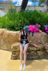 (着用画像)ブラック ビキニ