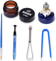 メカニカルキーボード用 キーボードグリース ステムホルダー スイッチプーラー キーキャッププーラー 6個入り キースイッチとスタビライザー用スイッチ潤滑剤 キーボード潤滑剤 205G0 GPL 1.75オンス スイッチオープナーキット