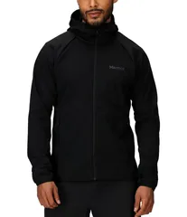 マーモット メンズ アウター ジャケット・ブルゾン フリース パーカー Marmot Leconte Fleece Full Zip Hoodie Jacket Black ブラック