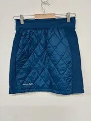 mont-bell モンベル キルティング インサレーション スカート ブルー サイズM 1105615 アウトドア ハイキングのサムネイル