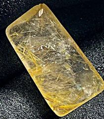 天然ルチルクォーツ 放射ルチル 磨き原石 太陽ルチル 研磨 針水晶 金運