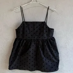 しまむら plechurciel　ドット柄キャミソール