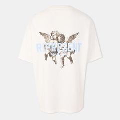 リプレゼント メンズ トップス Tシャツ Represent Mens Oversized TShirt Flat White ホワイト