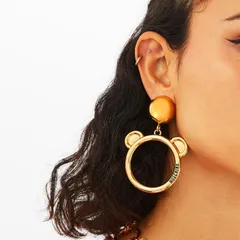 モスキーノ レディース アクセサリー ピアス・イヤリング Moschino Teddy Clip Earrings Gold A0606 ゴールド