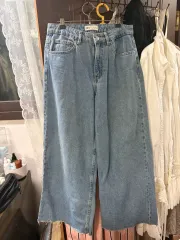 ザラ ZARA インディゴ ワイド デニム