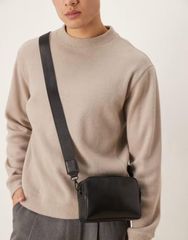 極美品 MAISON SPECIAL ディアレザー ミニショルダーバッグ 鹿革 