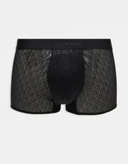 カルバンクライン メンズ アンダーウェア トランクス ローライズ レース Calvin Klein lace low rise trunks Black ブラック