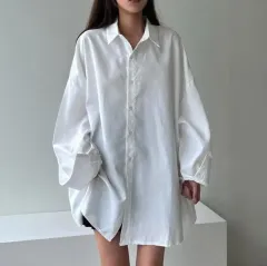 エイブリー 챠マー ルーズフィット オーバーサイズ シャツ