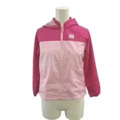 ミキハウス mikihouse パーカー 130 ピンク フード付き 長袖 バイカラー /NP ■ECD001