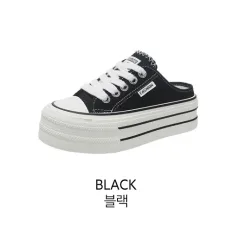 厚底スニーカー ミュール スリッパ