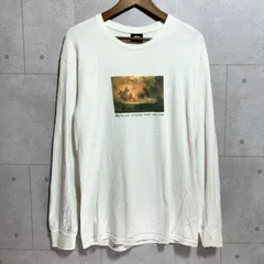 STUSSY ステューシー Red Sky ロンT ロングスリーブ Tシャツ カットソー 長袖 トップス M ホワイト 白 メンズ SU-7-4