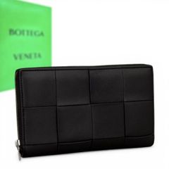 極美品✨ BOTTEGA 長財布 カセット イントレチャートRFID搭載 現行