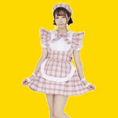 クリアストーン(Clearstone) リリカルパレット コスプレ ハロウィン アイドルチェックメイド レディース ピンク