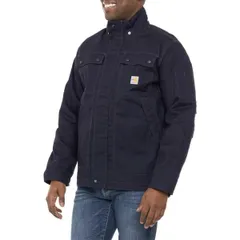 カーハート メンズ アウター ジャケット・ブルゾン トール コート Carhartt 102182 Big and Tall FlameResistant Full Swing Quick Duck Coat Insulatedark Navy ネイビー