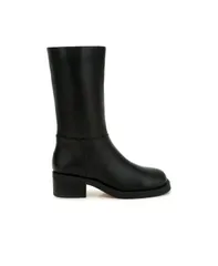 ロンドンラグ レディース シューズ ブーツ・レインブーツ ヒール London Rag Womensoora Block Heel Calf Boots Black ブラック