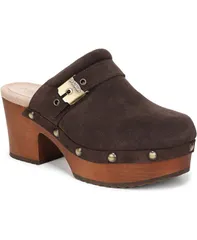 ドクター・ショール レディース シューズ サンダル プラットフォーム Dr Scholls Womens Original Joy Platform Clogs Brown Suede ブラウン