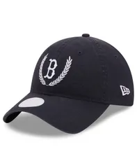 ニューエラ レディース アクセサリー 帽子 New Era Womens Navy Boston Red Sox Leaves 9TWENTY Adjustable Hat Navy ネイビー