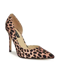 ナインウェスト レディース シューズ パンプス Nine West Womens Folowe DOrsay Stiletto Pumps Leopard アニマル