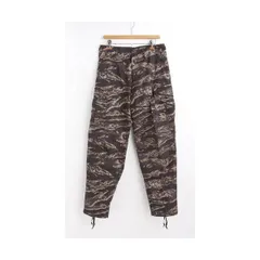 アメリカ軍 BDU カーゴパンツ XLサイズ ブラックタイガー リップストップ YN521007 レプリカ ミリタリーパンツ 軍モノ 迷彩服