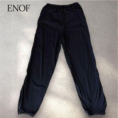 ENOF イナフ パンツ open knee nylon pants ブラック - メルカリ