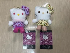 まとめ売り) サンリオ レオパード ハローキティ ぬいぐるみ キーホルダー
