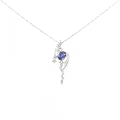 K18WG サファイヤ ネックレス 1.07CT