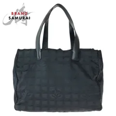 CHANEL シャネル ニュートラベルライン MM ブラック 黒 ナイロン/レザー トートバッグ ショルダーバッグ  レディース 600590【中古】