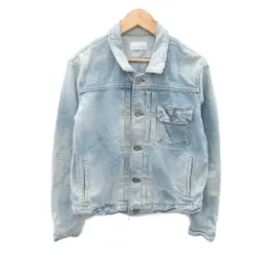 アッパーハイツ upper hights Gジャン ジージャン デニムジャケット ミドル丈 2 水色 ステンカラー /SY9 ■GY61