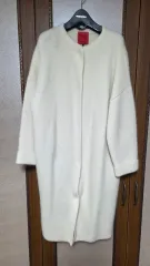 ドライ完了) NAIN アイボリー ロング カーディガン