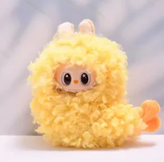 LABUBU（ラブブ）着せ替えコスチューム／イエローカールファー・フードセット