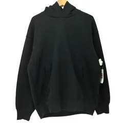 ユニクロシー UNIQLO：C 24AW スウェットオーバーサイズプルパーカ ブラック Mサイズ メンズ JPN：M 