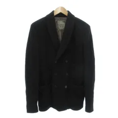 トムレベル TOM REBL イタリア製 ジャケット ブレザー 46 ダブルブレスト ショールカラー 黒 ブラック /NU ■ECA001