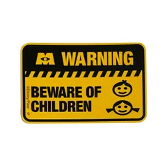 Disney キャラクターステッカー モンスターズ・インク/ワーニング DS1256 イエロー 