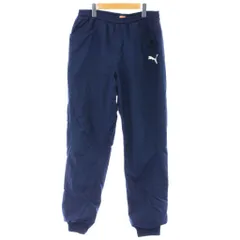 プーマ PUMA パンツ ジャージ XL 紺 ネイビー 無地 ゴムウエスト ゴム裾 /GG ■GY60