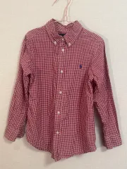 ラルフローレン ギンガムチェック シャツ (レッド/7)