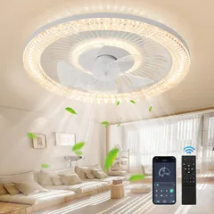 新品 「節電対策＆冷暖房活用」シーリングファンライト ZXhome ファン付きシーリングライト 50cm扇風機 一台二役 APP/リモコン遠隔操作 LED天井ライト 天井扇 DCモーター シーリングファン 昼光色 昼白色 電球色 無階段調色調光 6階段風量調整