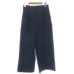 プラステ PLST ワイドパンツ ボトムス リネン混 S 紺 ネイビー  /KW ■GY60