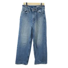 アメリカンホリック AMERICAN HOLIC デニム ジーンズ XS ブルー 無地 ワイドレッグ 長ズボン /MD ■ECE003