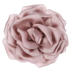 【人気商品】パーティー 女性用ウェディング 卒業式 入園式 誕生日 入学式 クリップ 2WAY ドレス装飾 大きめ 牡丹 バラ ローズピンク ブローチピン コサージュ PATIKIL