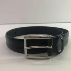 04w6471∞※【中古】 DIESEL ディーゼル カウ レザーベルト X08142P2654 ブラック 85/34 【八王子店】