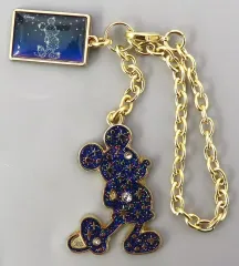 【中古】キーホルダー ミッキーマウス(シルエット) オリジナルバッグチャーム 「ディズニー」 JCBディズニーカードクラブ新規入会特典