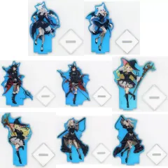 【中古】アクリルスタンド・アクリルパネル 全8種セット オーロラアクリルスタンド 「一番くじ ホロライブ ～Villain Style～」 アクリルスタンド賞