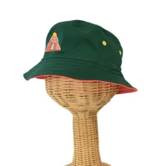 エルエルビーン L.L.BEAN バケットハット 帽子 ロゴ刺繍 ロゴワッペン 刺繍デザイン M 緑 グリーン ピンク 522010 ■ECD001