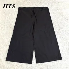 HARROW TOWN STORES ワイド イージーパンツ 44 ブラック