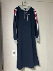 Tommy Hilfiger トミーヒルフィガー ネイビー フード ONE PIECE