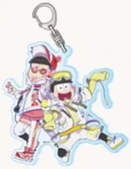 【中古】キーホルダー おそ松＆十四松 「おそ松さん #推しとアメ ペアアクリルキーホルダー」