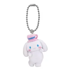 【中古】キーホルダー シナモロール 「サンリオキャラクターズ ミニチュアチャーム～ライブキャラクター～」